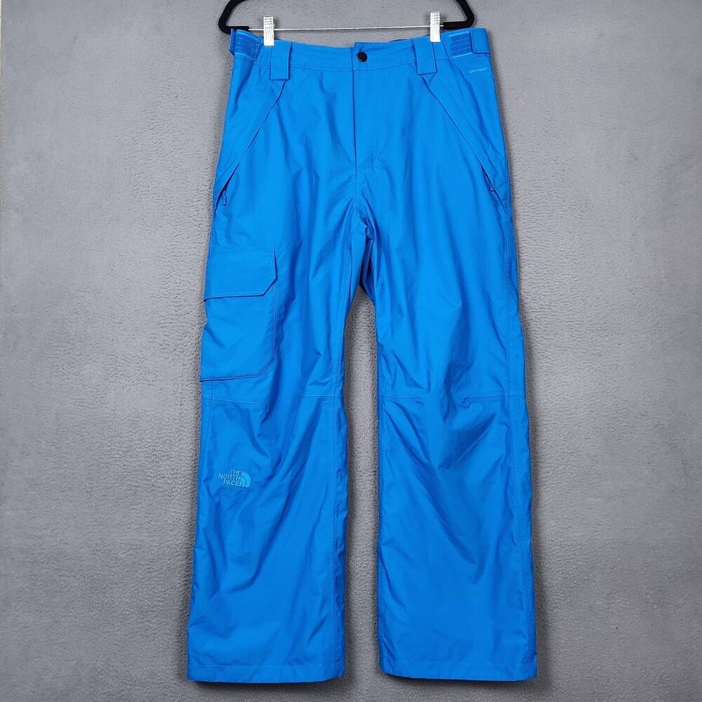 The North Face Snow Pants Mens Medium Blue DryVent Cargo Ski Winter NF0A2TKE